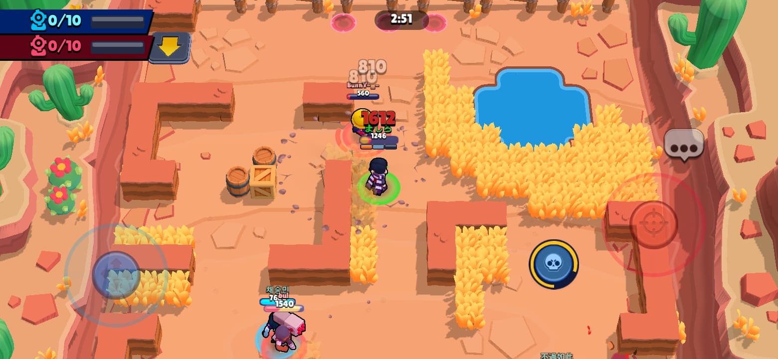 ブロスタのプレイ画面