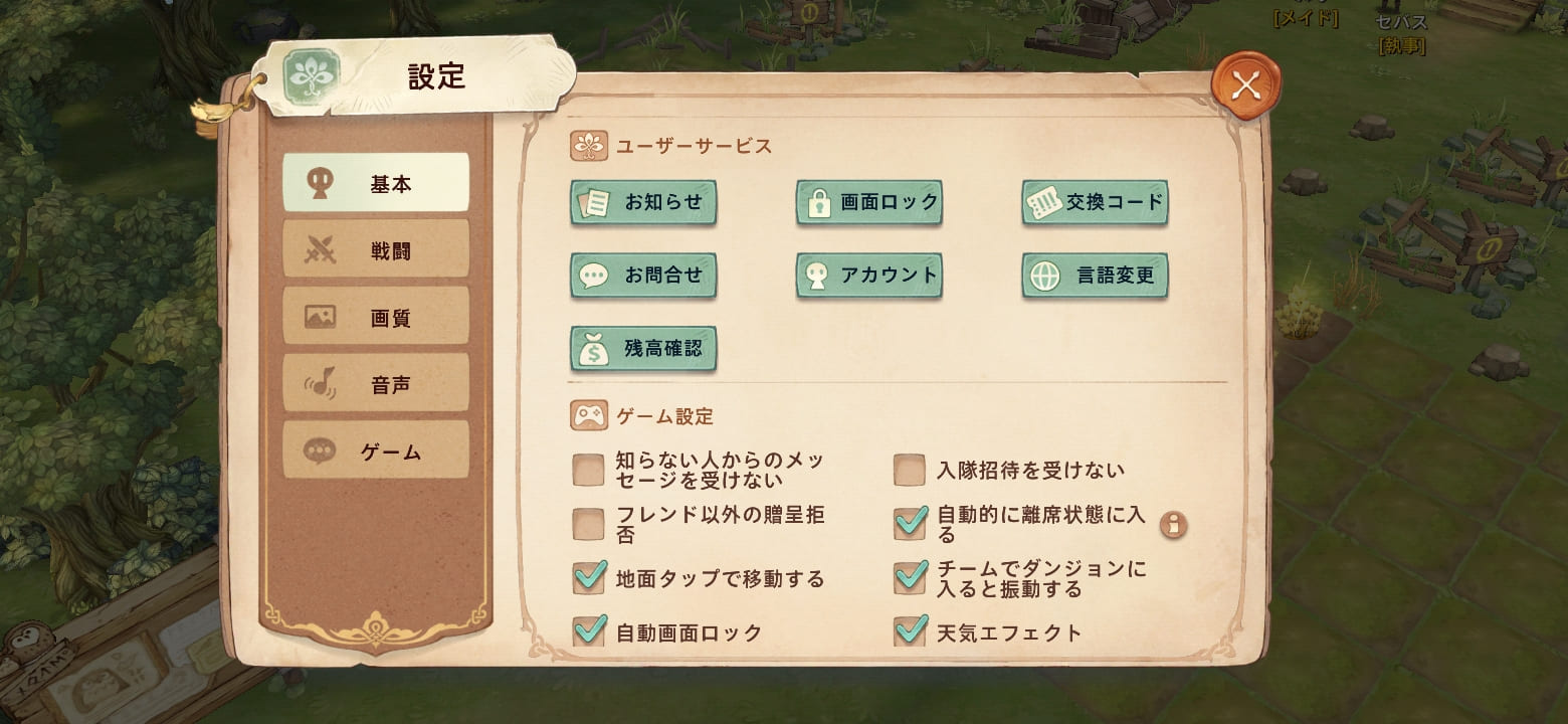Tree of Savior: Neverlandのプレイ画面