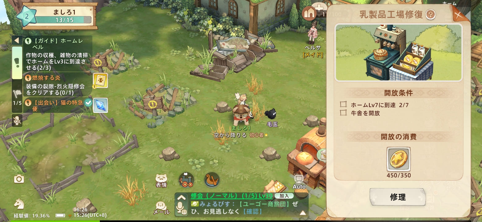 Tree of Savior: Neverlandのプレイ画面